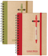 Wirebound Colored Double Journals